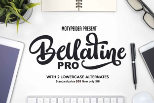 Bellatine: A Bold Handwritten Font for Impactful Design