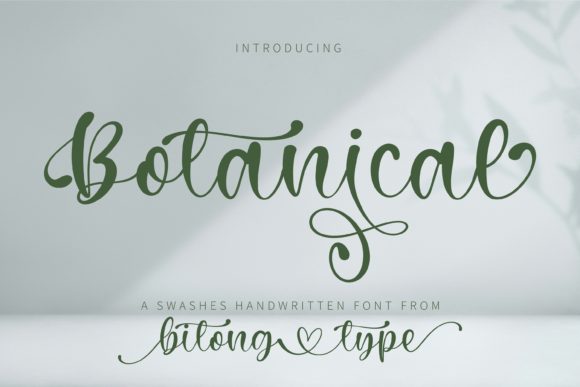 Botanical: A Font for Elegant Design