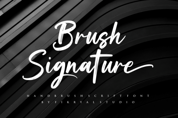 Brush Signature: Elegant Handwriting for Modern Design