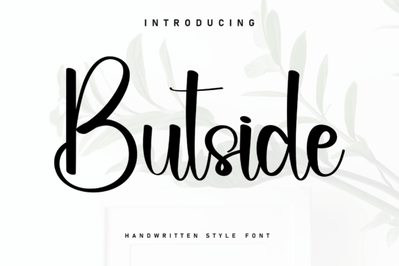 Butside: The Handwritten Font for Cozy Design