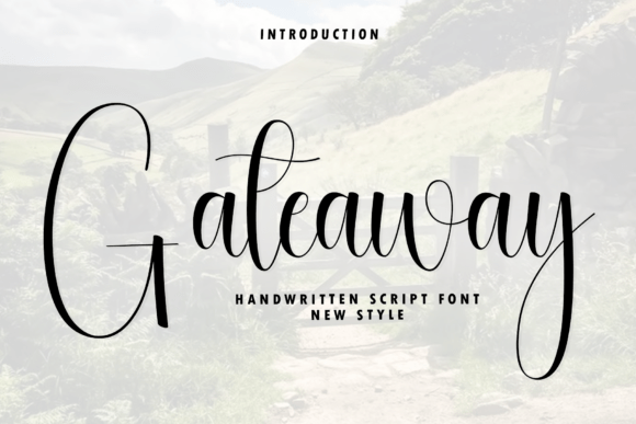 Gateaway: Elevate Your Brand with Poetic Script Typography