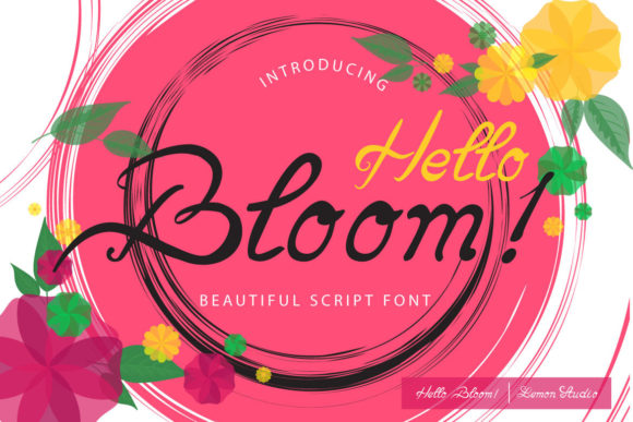 Hello Bloom: A Fresh Handwritten Font for Modern Design