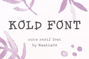 Kold: The Modern Serif Font with a Handwritten Charm
