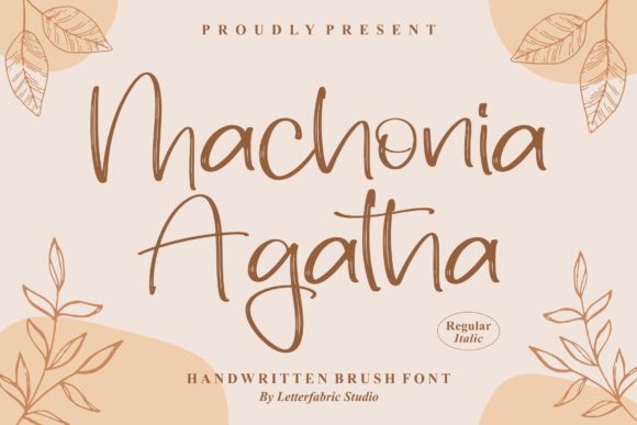 Machonia Agatha: The Handwritten Font for Authentic Design