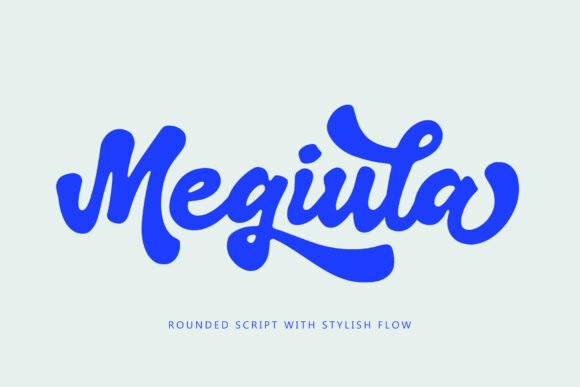 Megiula: The Modern Script Font for Elegant Design