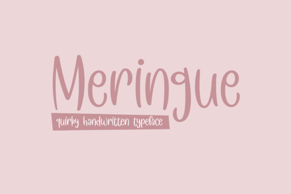 Meringue Font: The Quirky Handwritten Trend in Design