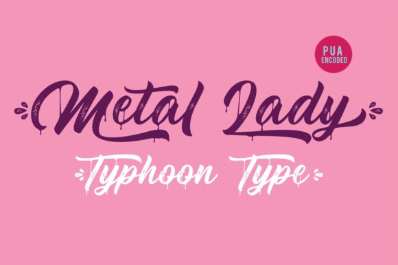 Metal Lady: A Cursive Handwritten Font for Elegant Design