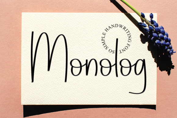 Monolog: The Handwritten Font That Blends Classic Elegance with Modern Appeal