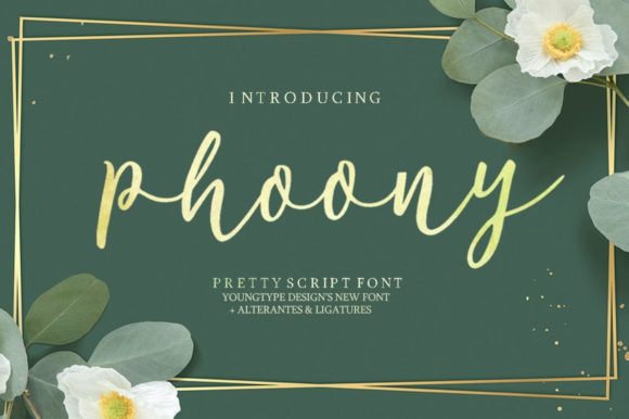 Phoony: Hand-Brushed Typography for Impactful Design
