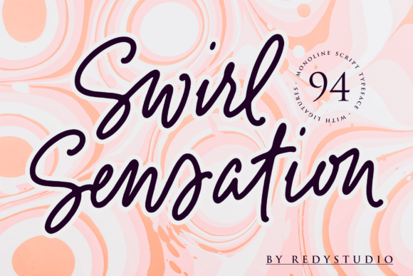 Swirl Sensations: A Versatile Handwritten Font for Modern Design