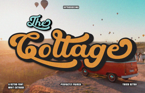 The Collage: Retro Bold Handwriting for Modern Design