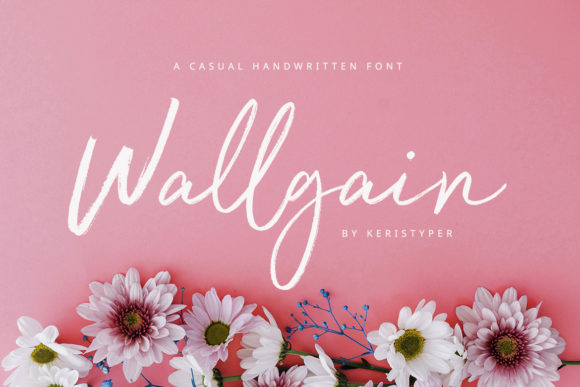 Wallgain: The Rustic Handwritten Font for Authentic Design