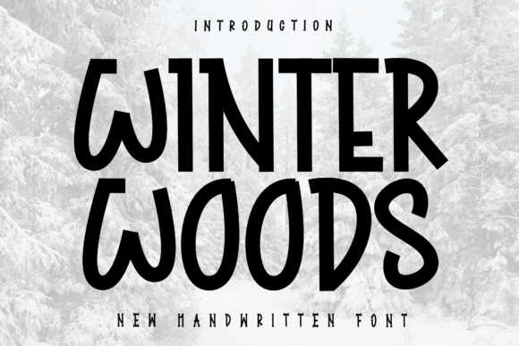 Winter Woods: Elevating Design with Elegant Typography